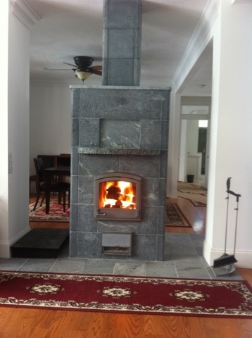 TTU2700/4 Soapstone Stove without Benches on Cape Cod, MA